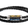 Van Gogh Tateossian leather braided bracelet black