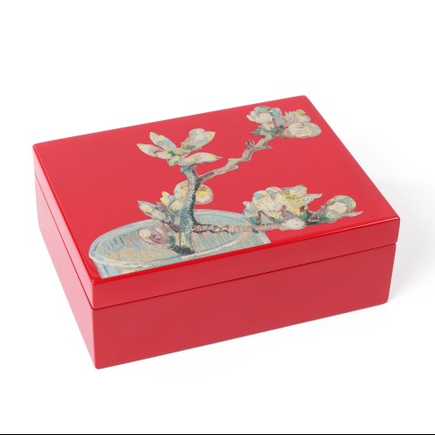 Van Gogh Lacquer jewellery box Almond sprig