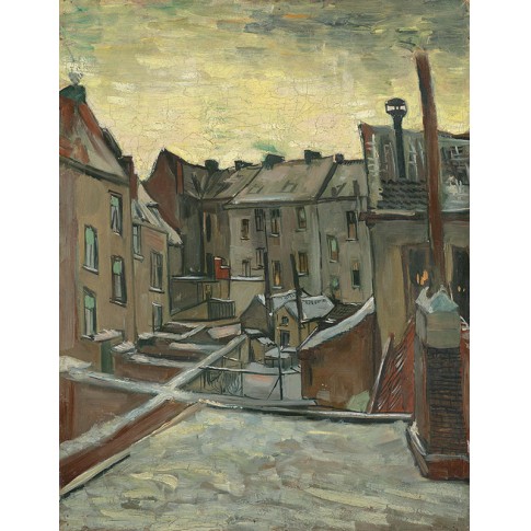 Van Gogh Giclée, Houses Seen from the Back