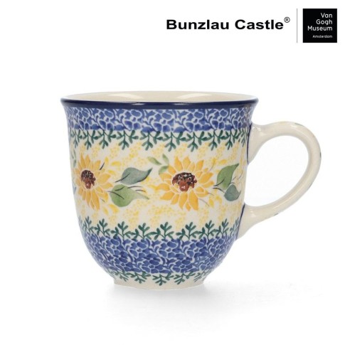 Bunzlau Castle x Van Gogh Museum Tulip Mug 330 ml Sunflowers