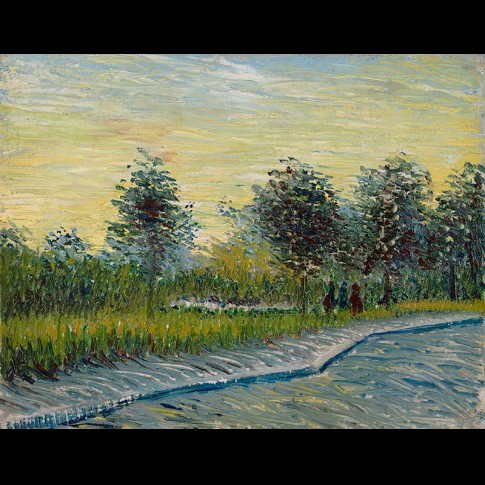 Van Gogh Giclée, Square Saint-Pierre bij zonsondergang