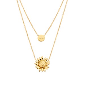 Van Gogh Gassan® Golden necklace Sunflowers
