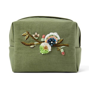 Embroidered Pouch Almond Blossom