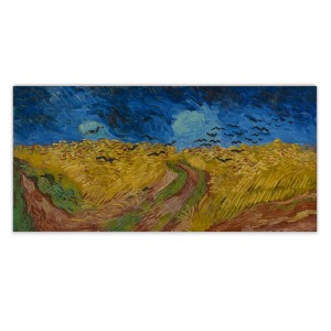 Canvas L Wheatfield with Crows