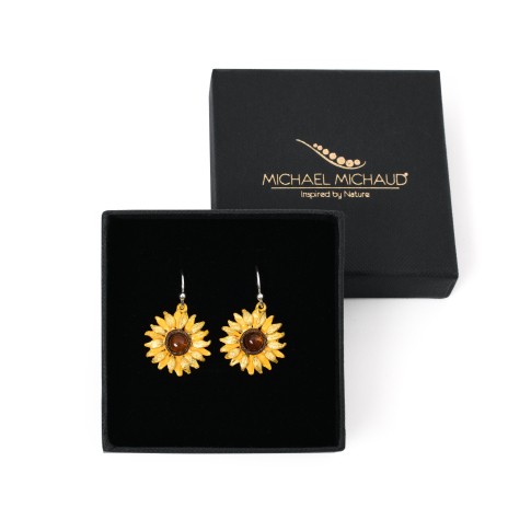 Van Gogh Michael Michaud Single earrings Sunflowers