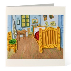Van Gogh Notecard Filigree The Bedroom