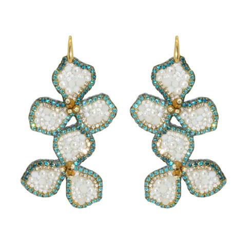 Van Gogh PatchArt earrings Almond Blossom, by Miccy’s