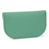 Wallet green leather Almond Blossom - Keecie