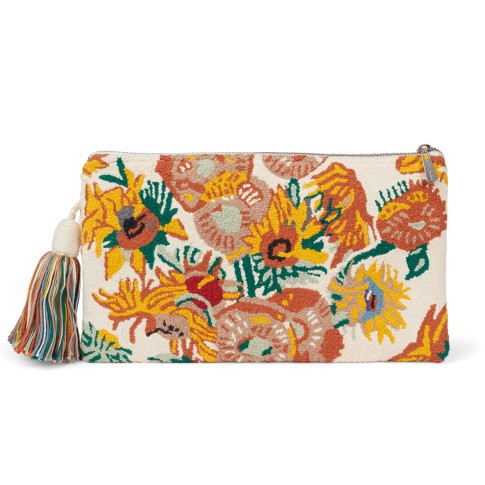 Mama Tierra Clutch – Van Gogh Sunflowers
