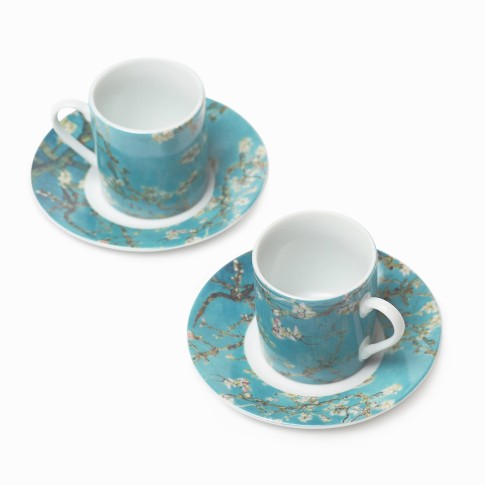 Van Gogh Espresso set Almond Blossom