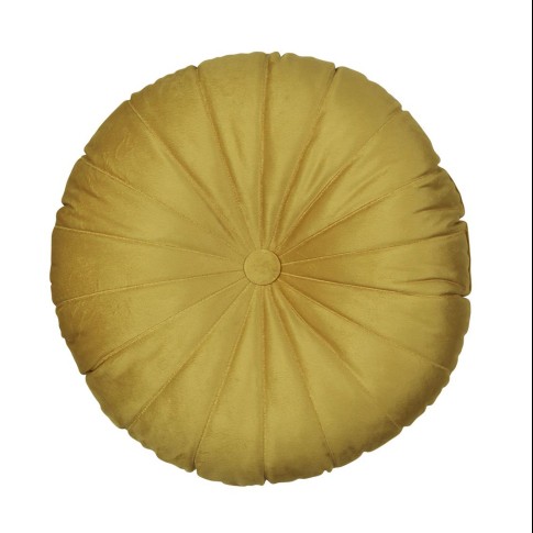 Cushion Vincent's flowers gold-tone Ø40 cm, Beddinghouse x Van Gogh Museum