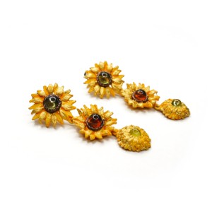 Van Gogh Michael Michaud® Drop earrings Sunflowers