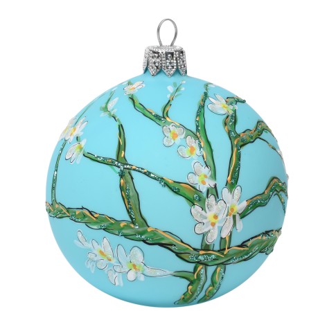 Van Gogh Glitter Bauble Almond Blossom