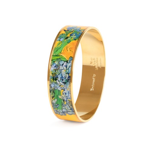 Van Gogh 22kt Goldplated bangle Irises, by Erwin Pearl®