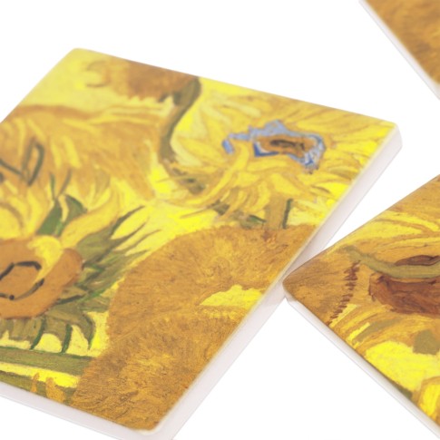 Van Gogh Coasters Sunflowers