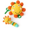 Rattle crochet Sunflowers