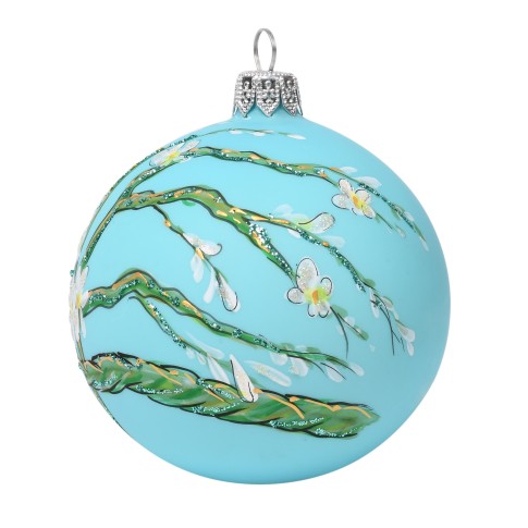 Van Gogh Glitter Bauble Almond Blossom