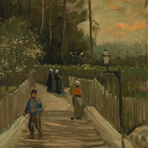 Van Gogh Giclée, Path in Montmartre