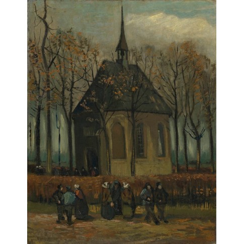 Van Gogh Giclée, Het uitgaan van de kerk te Nuenen