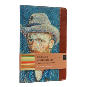 Van Gogh Journal Deluxe, Self-Portrait with Grey Felt Hat