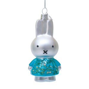 Glass ornament Miffy Almond Blossom, Vondels x Van Gogh Museum