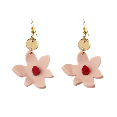 Van Gogh Pink Almond Blossom Earrings