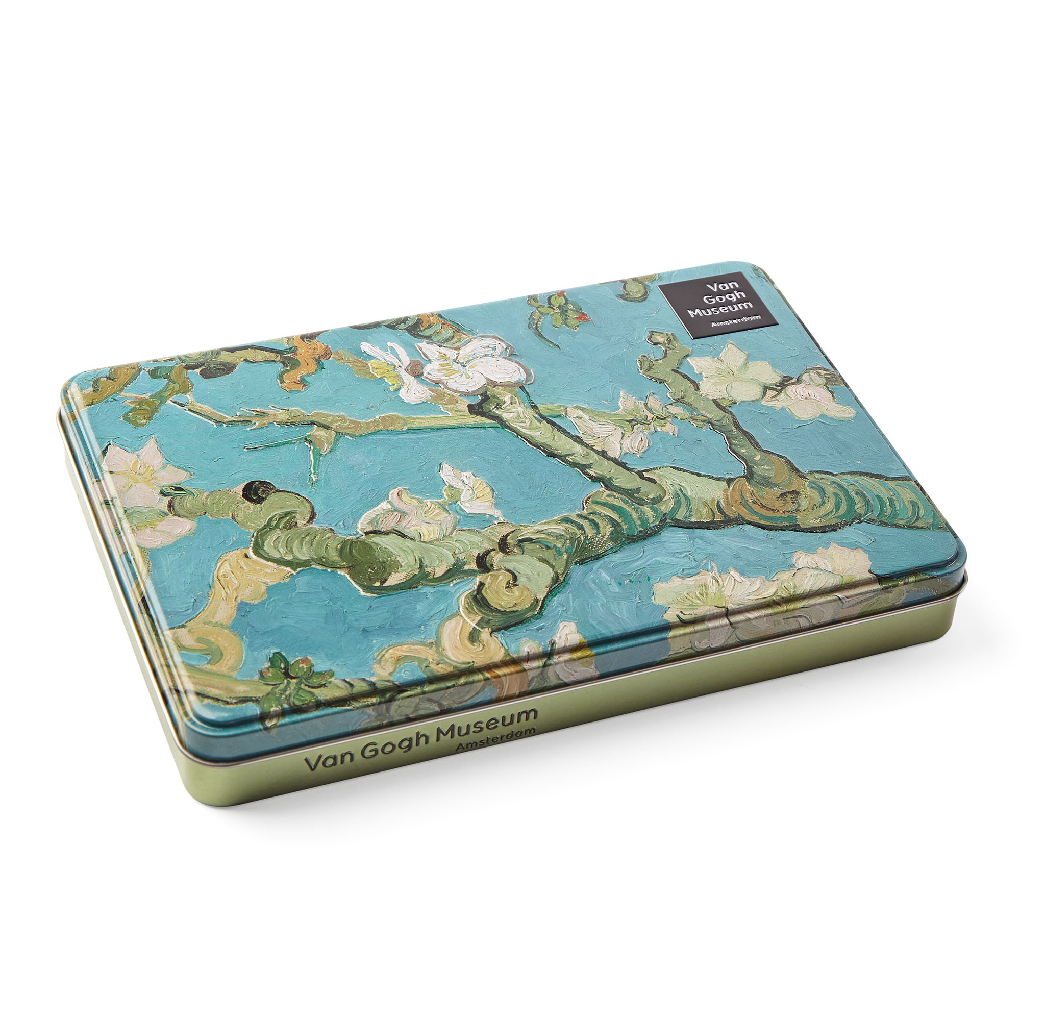 Van Gogh ART DE SWEETS 宝石箱 Chocolates in a tin, Van Gogh Almond Blossom - Van Gogh Museum shop