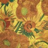 Van Gogh Luxury silk twill scarf Sunflowers