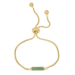 Van Gogh Gemstone bracelet with green aventurine, by Ellen Beekmans®