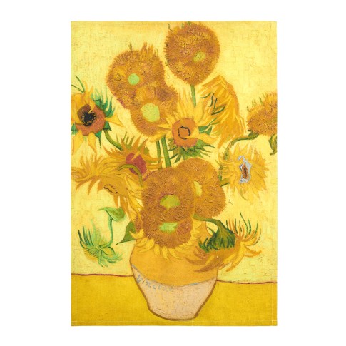Van Gogh Tea towel Sunflowers