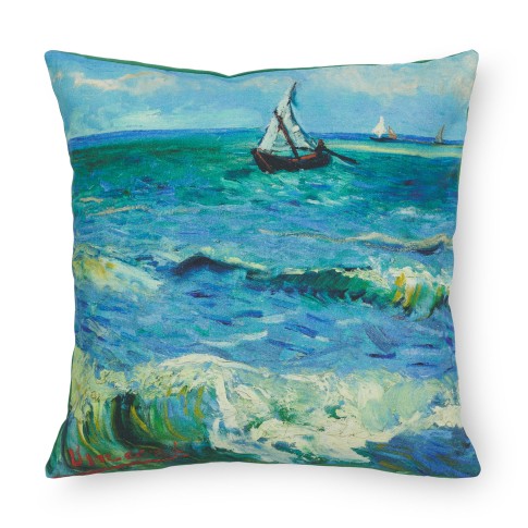 Van Gogh Cushion cover Seascape near Les Saintes-Maries-de-la-Mer