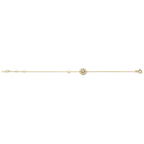 Van Gogh Gassan® Golden bracelet with diamonds Sunflowers