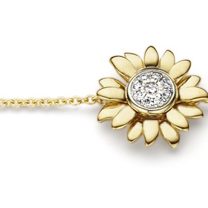 Van Gogh Gassan Golden bracelet with diamonds Sunflowers