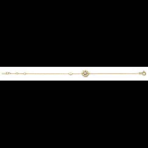 Van Gogh Gassan® Golden bracelet with diamonds Sunflowers