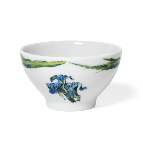 Van Gogh Porcelain bowl Irises & leaves rim, by Catchii®