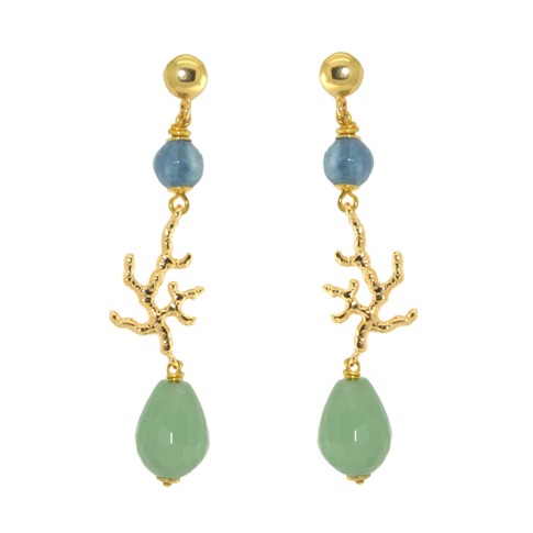 Van Gogh Gemstone earrings blossom branches, by Miccy’s