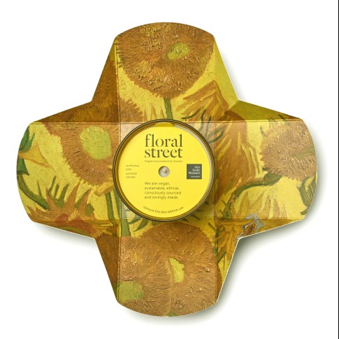 Sunflower Pop scented candle, Floral Street x Van Gogh Museum®