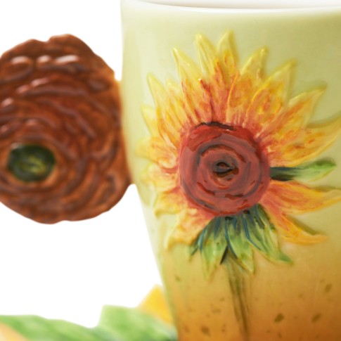 Van Gogh Franz Collection Cup and saucer Sunflowers