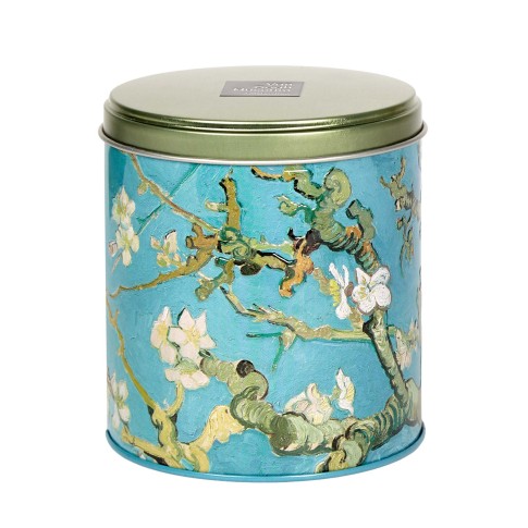 Syrup waffles in a tin, Van Gogh Almond Blossom