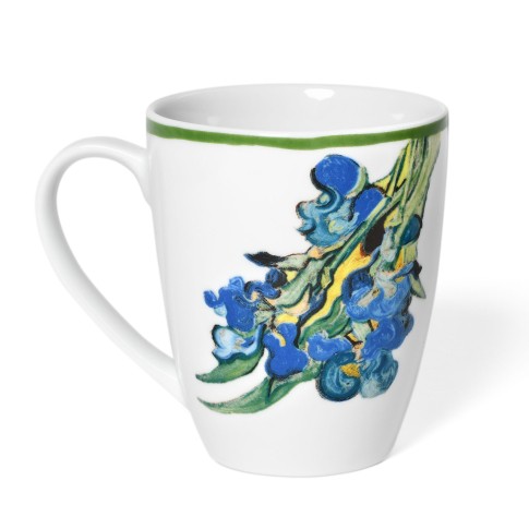 Van Gogh Porcelain mug Irises detail, by Catchii