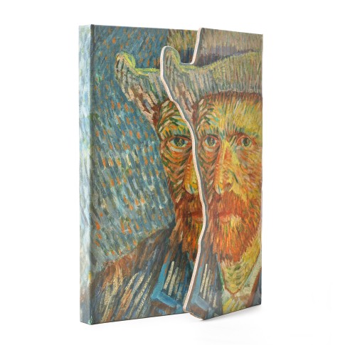 Van Gogh Notebook with magnetic closure Self-Portrait with Grey Felt Hat