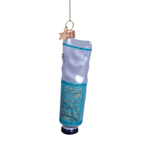 Glass ornament paint tube Almond Blossom, Vondels x Van Gogh Museum