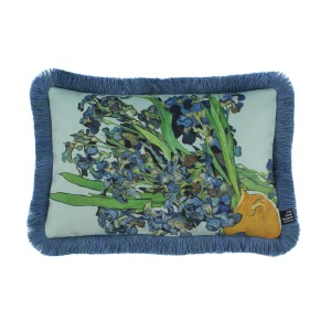 Van Gogh Cushion cover fringed Irises 30x45