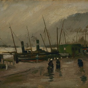 Van Gogh Giclée, De Ruijterkade te Amsterdam