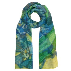 Van Gogh Silk scarf Irises