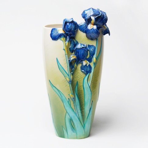 Van Gogh Franz Collection Vase porcelain Irises