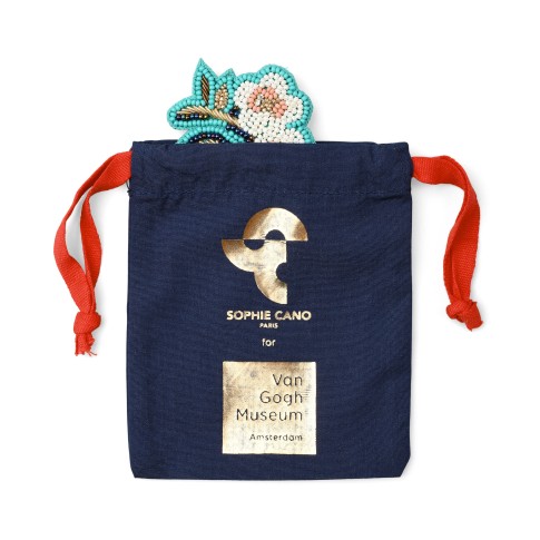 Sophie Cano x Van Gogh Museum, Broche con cuentas Almendro en flor