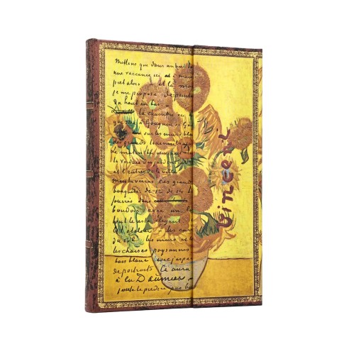 Paperblanks Cuaderno de notas Girasoles 12,5 × 18 cm