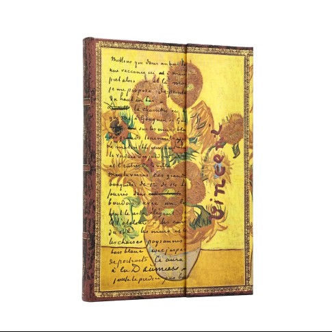 Paperblanks Cuaderno de notas Girasoles 12,5 × 18 cm