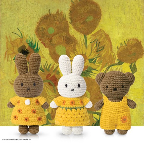 Miffy Van Gogh Mono, Los girasoles
